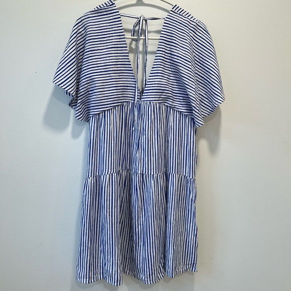 ZARA Mini Dress Stripped Size Large NEW WITH TAG - Picture 7 of 8